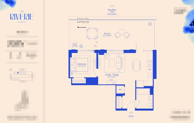1 bed, 1 bath, $4,902, Unit 705N