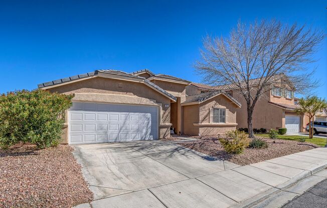 Beautiful single-story open-concept partially furnished home with a sparkling pool and no rear neighbors!