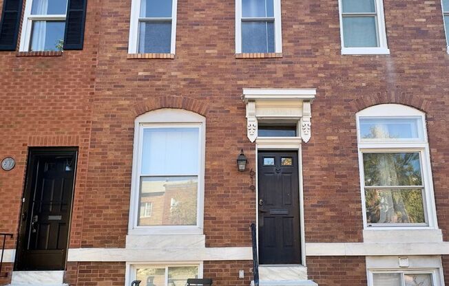 Charming 2 Bedroom/2.5 Bathroom Townhome with Modern Comforts & Prime Location Near Patterson Park