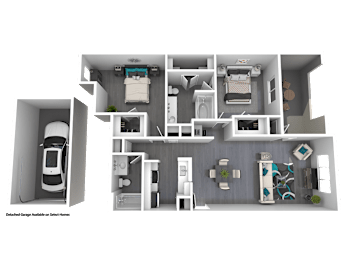 2 beds, 2 baths, 1,120 sqft, $1,865