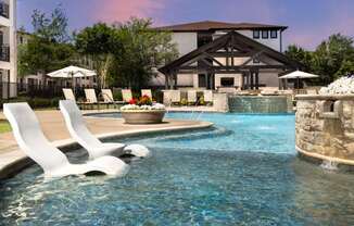 StoneLedge Apartments - Expansive tanning areas - Apartments near DFW Airport