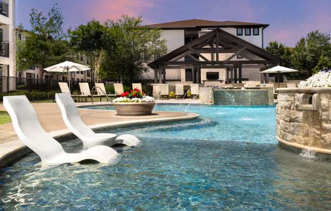 StoneLedge Apartments - Expansive tanning areas - Apartments near DFW Airport