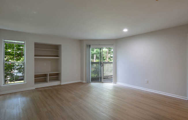 Living Room with Hard Surface Flooring