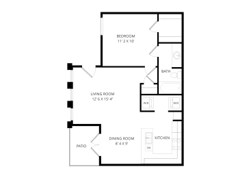 1 bed, 1 bath, 650 sqft, $1,470