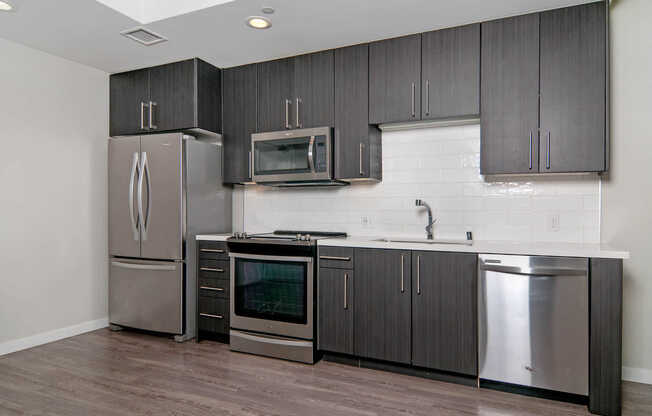 Kitchen with Stainless Steel Appliances