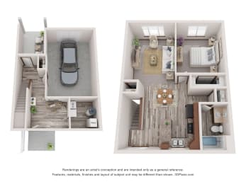 1 bed, 1 bath, 825 sqft, $1,155