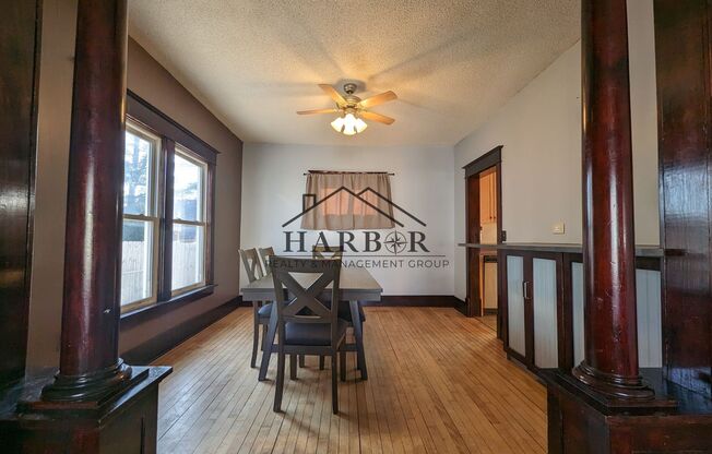 Charming single family home with beautiful hardwood floors