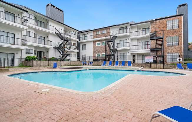 our apartments offer a swimming pool in front of our building