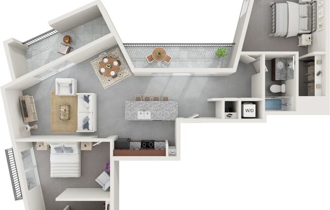 a floor plan of a house with a staircase leading up to the second floor