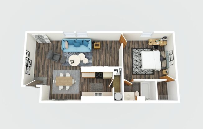 1 bed, 1 bath, 642 sqft, $1,025, Unit 5819-10 PVC