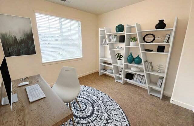 Large Guest Bedroom or Home Office at Parc on 5th in American Fork UT