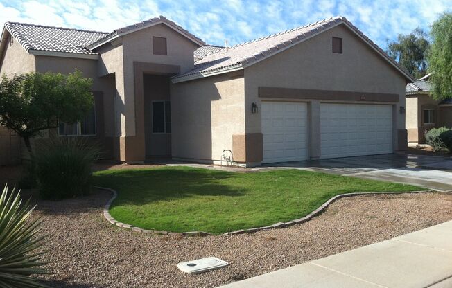 SINGLE LEVEL 4 BEDROOM, 2 BATH WITH 3 CAR GARAGE AND DRIVEWAY FOR PLENTY OF PARKING.