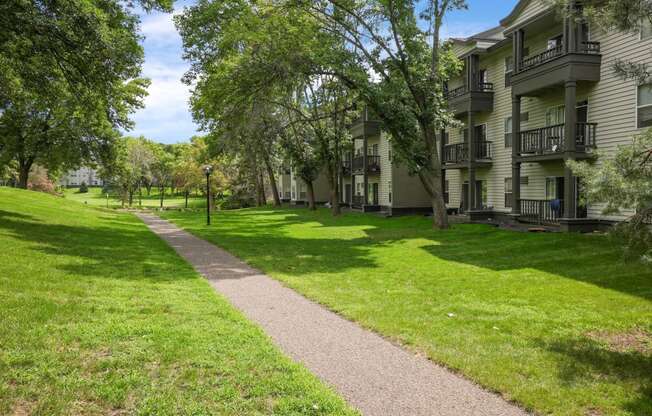 Walking Trail at Audenn Apartments, Bloomington