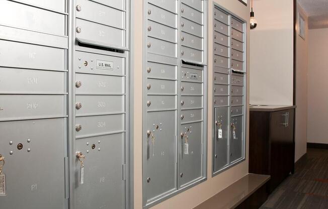 Mail Room in Minneapolis Apartment