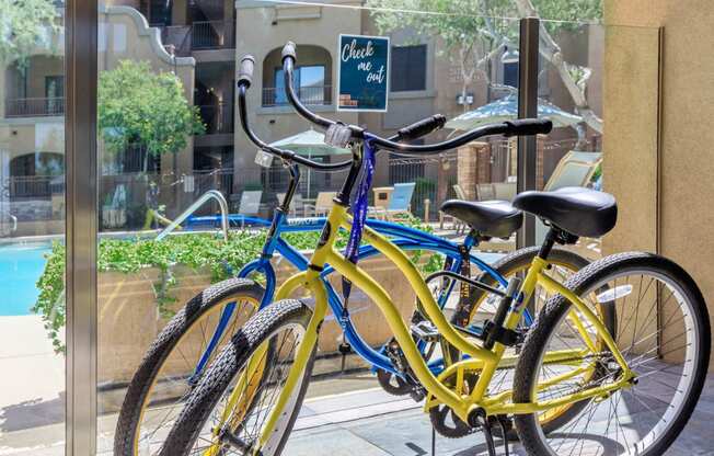 Bike stand at The Aliante by Picerne, Arizona, 85259