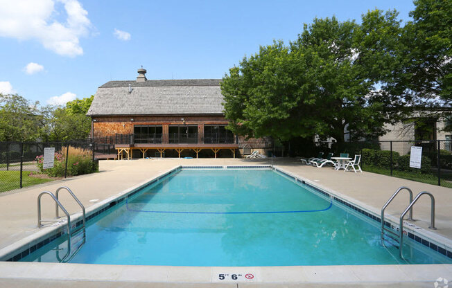 Pool at Prairie Pointe Apartments in St. Charles Illinois