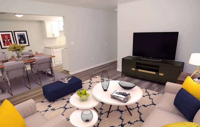 Living and Dining Rooms