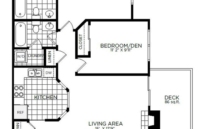 2 beds, 2 baths, 1,015 sqft, $2,325, Unit 12-08