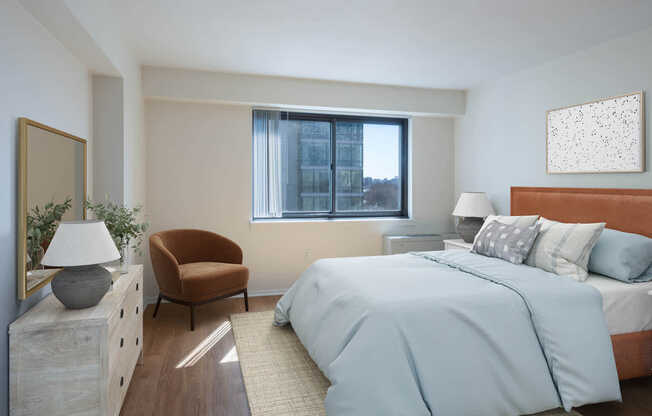 Bedroom with Hard Surface Flooring
