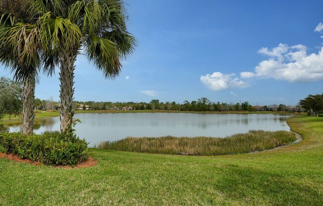Amazing WATER Views!! Furnished or Unfurnished Beautiful Home in Del Webb Lakewood Ranch!!