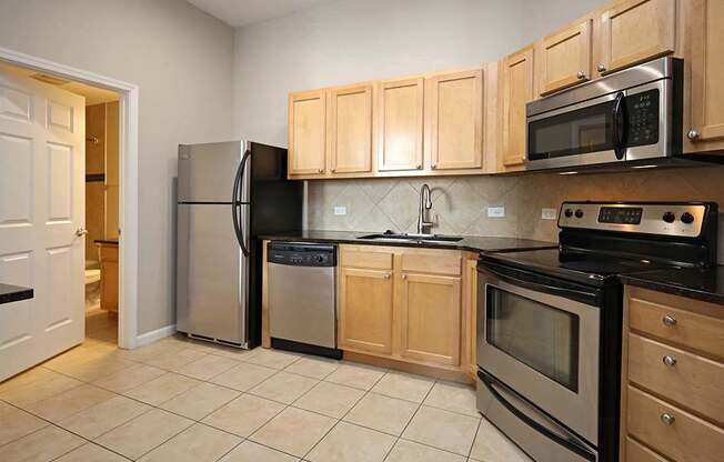 Model Suite at The Residences at 668 - Kitchen