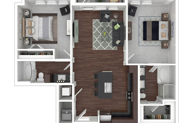 2 beds, 2 baths, 1,141 sqft, $2,250