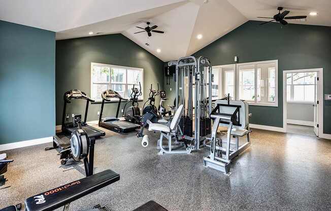 Fitness Center at Aventine Wilderness Hills in Lincoln, NE