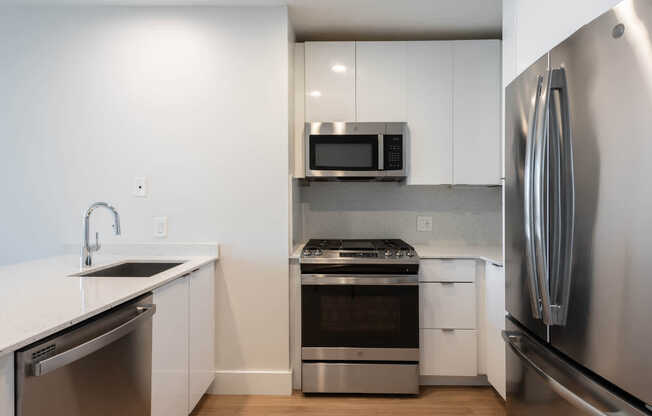 Kitchen with Stainless Steel Appliances