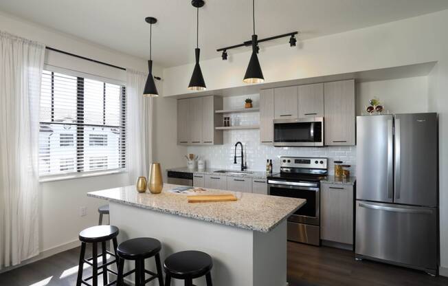 Kitchen with Breakfast table at Azola West Palm Beach, West Palm Beach, 33411