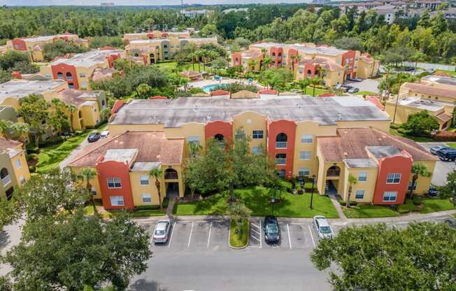 Aerial View of Mission Club Apartments in Orlando, FL