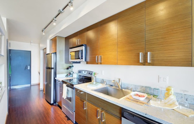 modern cabinetry at Link + Mural, Seattle, 98126