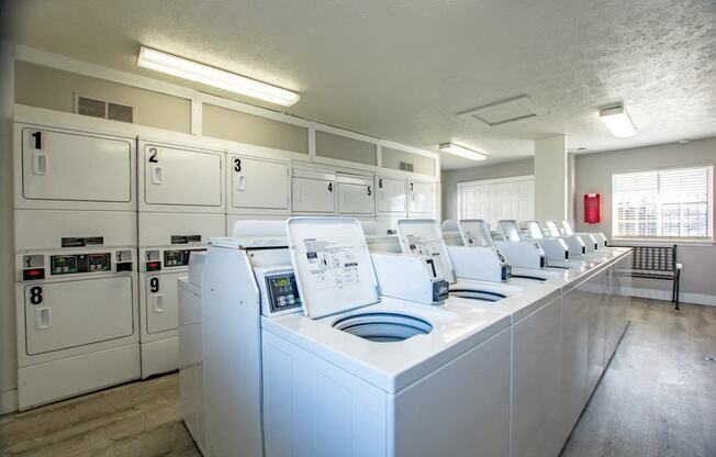 Spacious Laundry Room at Waterstone Place Apartments, Indianapolis