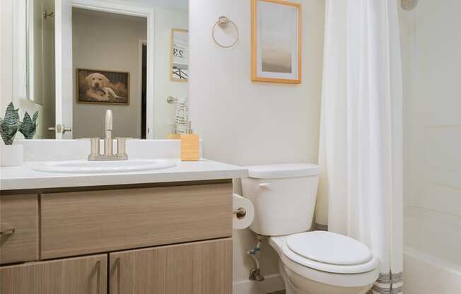 Bathroom at Brookside 112, Washington