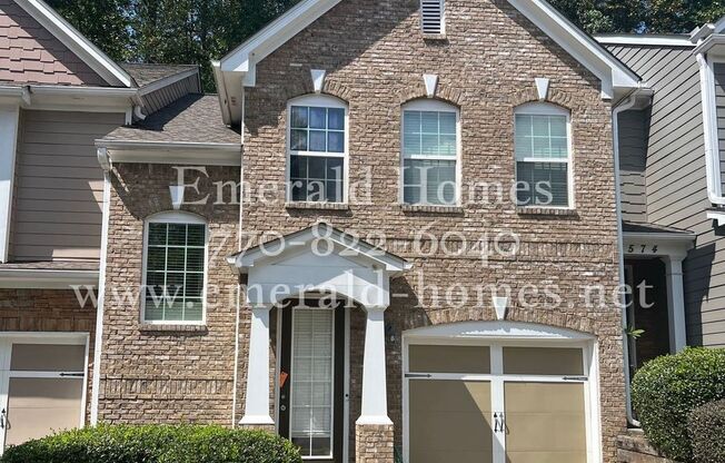 NOW READY!!! BEAUTIFUL SPACIOUS TOWNHOME IN LAWRENCEVILLE! Just 2 miles to I-85 interstate.