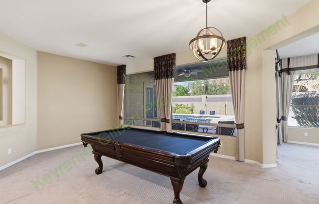 Stunning Single-Story Gilbert Home with Private Pool, Solar, Den & 3-Car Garage!