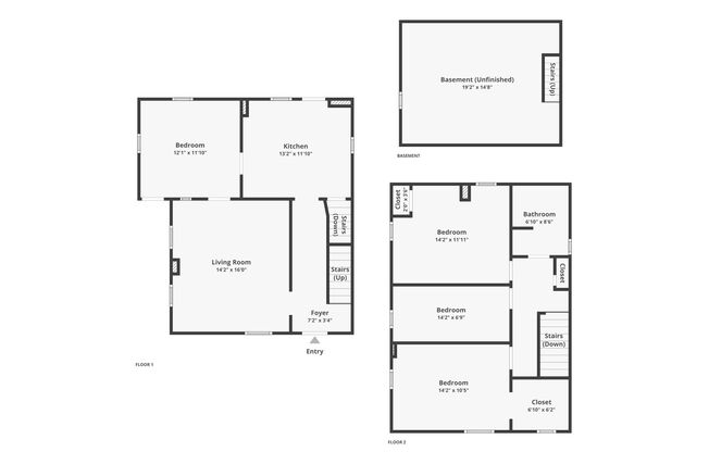 3 beds, 1 bath, $3,750