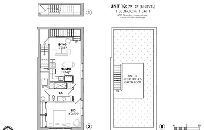 1 bed, 1 bath, 539 sqft, $1,500, Unit Unit 18