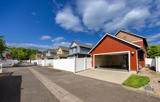 Three bedroom home one block from Battle Ground Village. - With AC