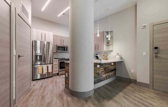 NoBe Market Apartments in North Bethesda, Maryland Loft Kitchen