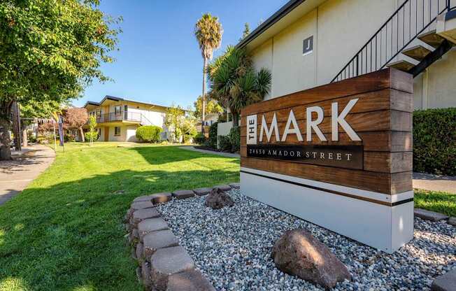 The Mark Apartments in Hayward, California Exterior and Monument Sign