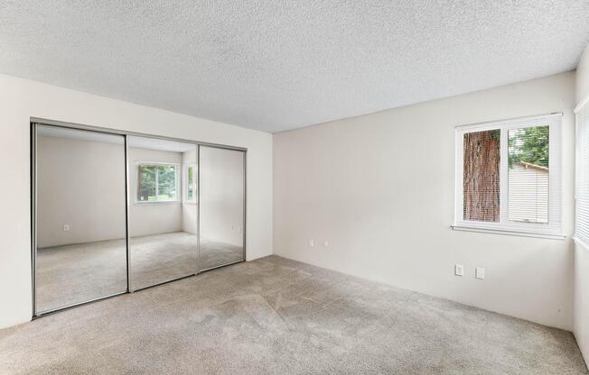 a refrigerator in a room