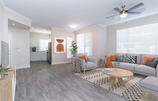 Renovated living room