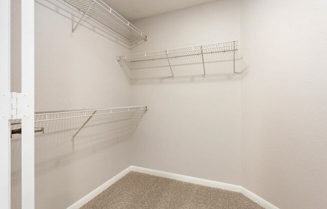 Texas sized walk-in closets!