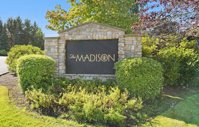 The Madison in Olympia, WA Sign