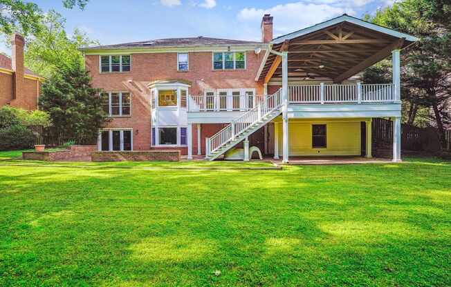 Magnificent 5 Bedroom, 4.5 Bathroom Bethesda Home with Huge Private Yard!!