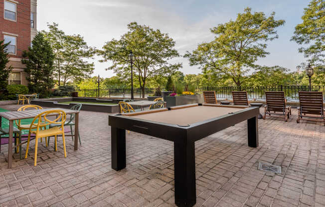 Riverdeck Terrace with Games and Lounge Space