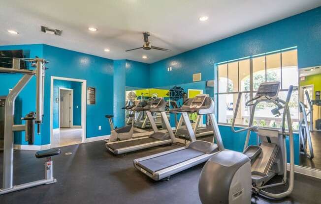 Fitness Center at Mission Club Apartments in Orlando, FL