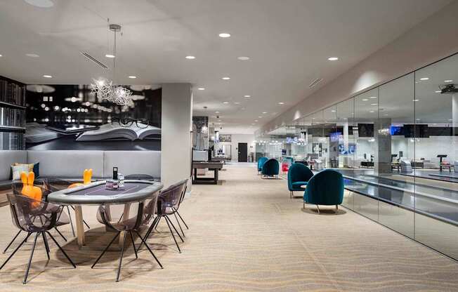 Amenity Space at Elements Apartments*, California