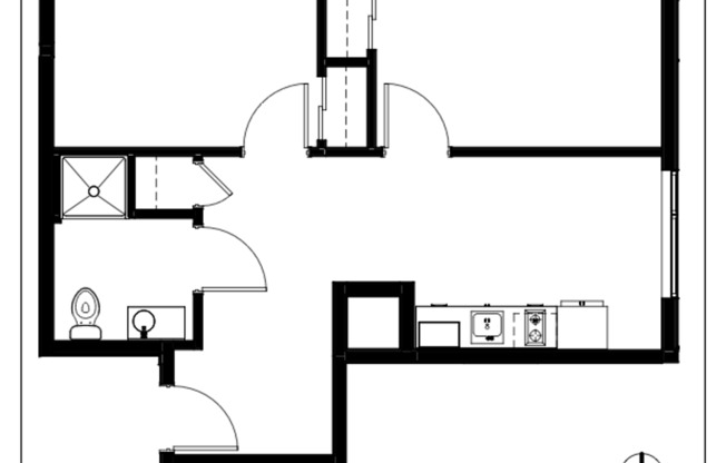 2 beds, 1 bath, 522 sqft, $1,600, Unit 531