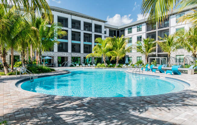 Resort Style Pool at AxisOne, Stuart, FL, 34994